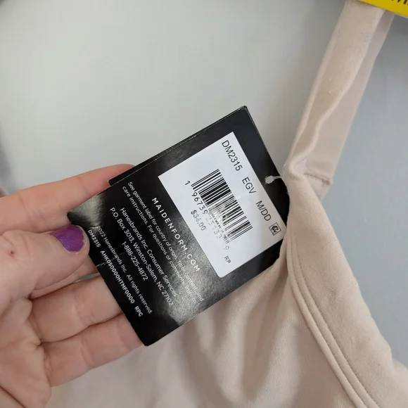 NEW Women's Maidenform Medium DD Bra Nude Seamless Scoopneck - Picture 4 of 4